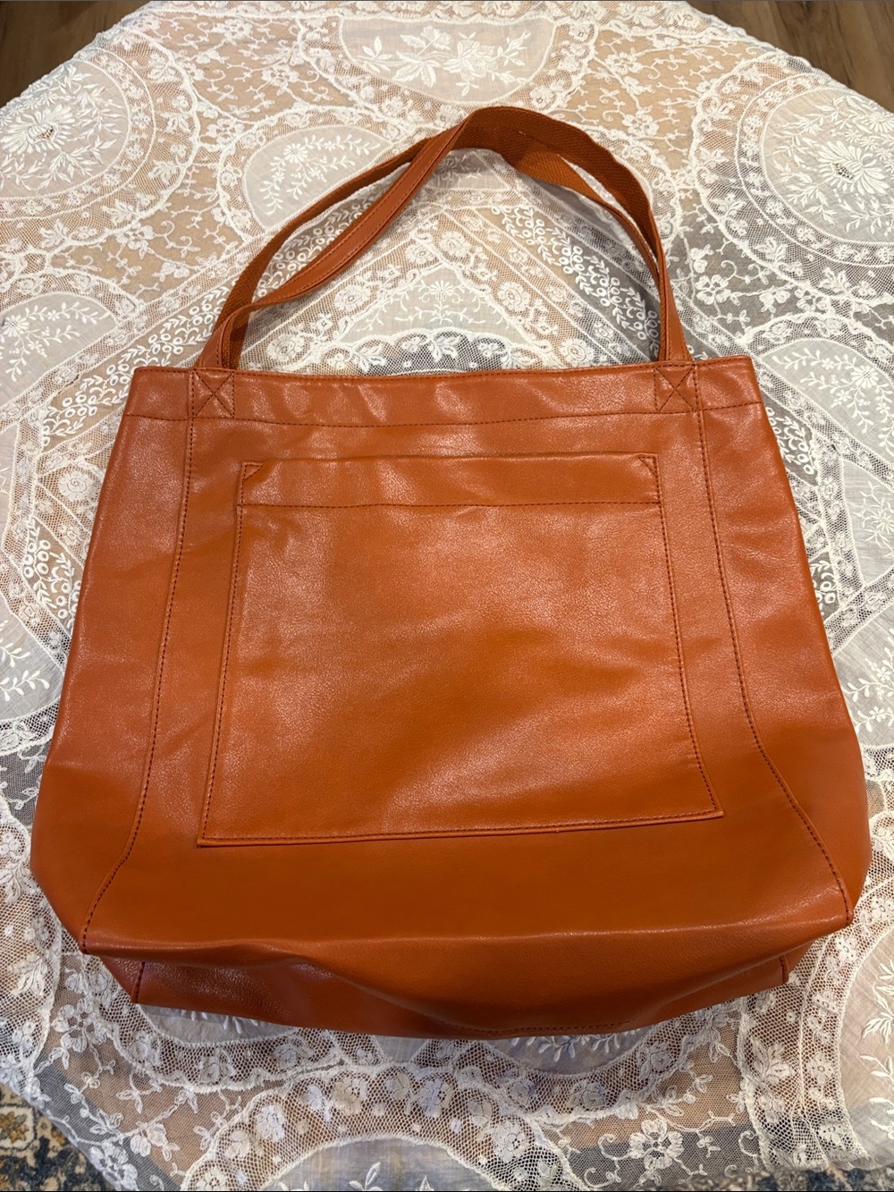 Classic Tote Bag in Burnt Orange - Unbranded